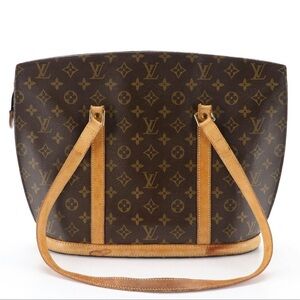 Louis Vuitton Babylone Shoulder Bag in Monogram Canvas and Leather